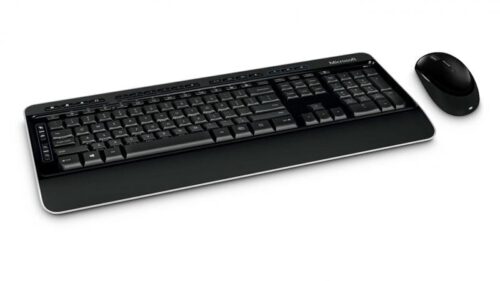 Kit tastatura + mouse Microsoft 3050 Wireless BlueTrack Desktop Negru