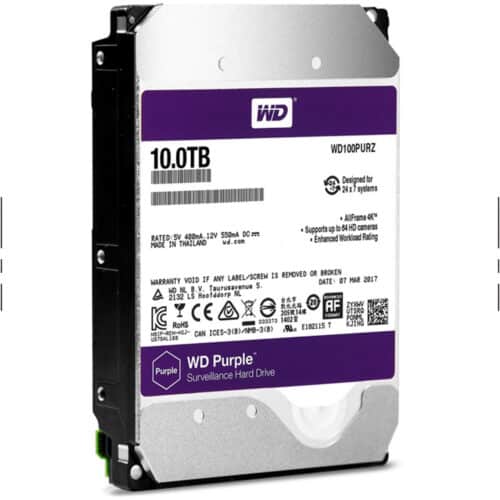 HDD Western Digital WD Purple WD101PURP, 10TB, SATA, 3.5
