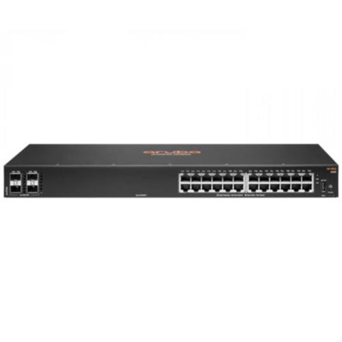 Switch HPE Aruba 6100 24G 4SFP+, 1/10 GbE uplinks, 370W, JL678A