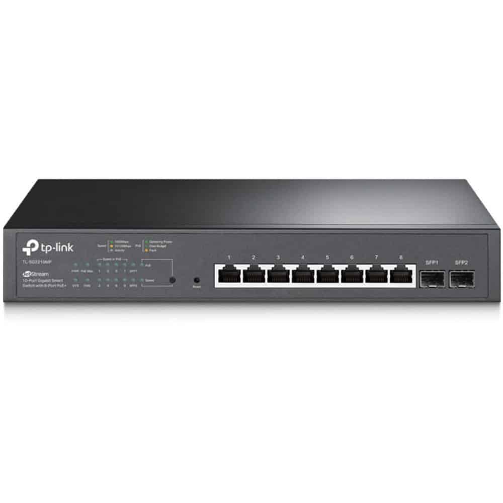 Switch TP-LINK TL-SG2210MP, Gigabit, 8 Porturi, PoE