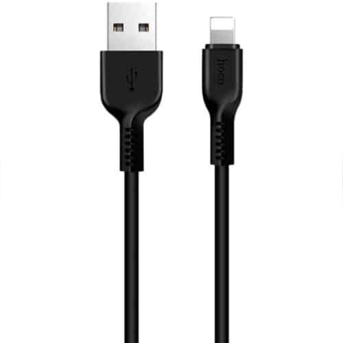 Cablu Date si Incarcare Hoco X20, USB la Lightning, 3m, negru