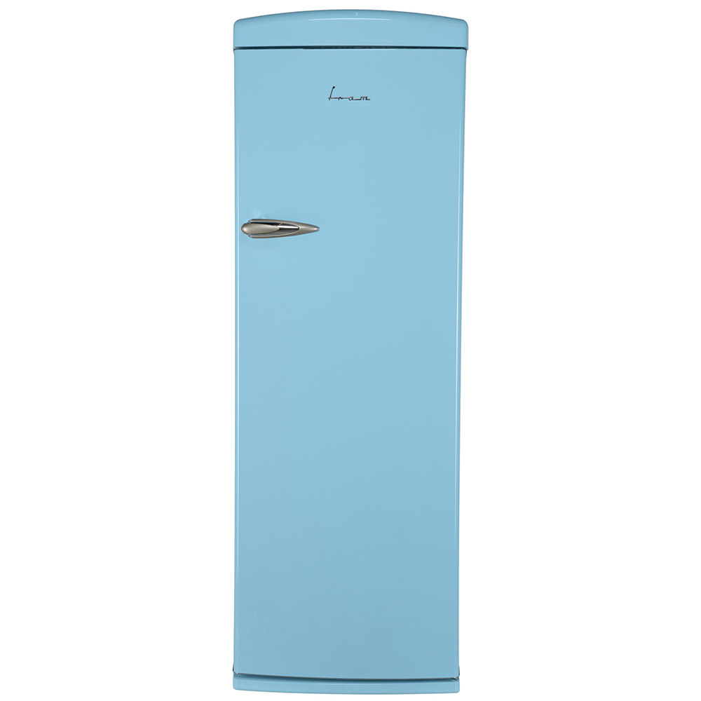 Frigider cu o usa Fram FSD-VRR315BLF+, 315 L, Clasa F, Ventilator, Lumina LED, 176.9 cm, Albastru