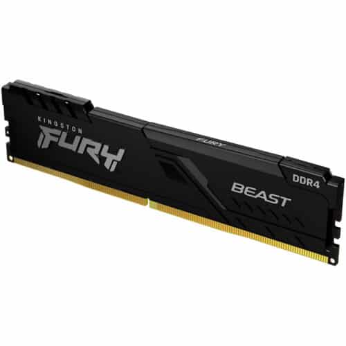 Memorie RAM PC Kingston FURY Beast Black 16GB DDR4, 3200 MHz, PC4-25600, CL16, 1.35V, DIMM