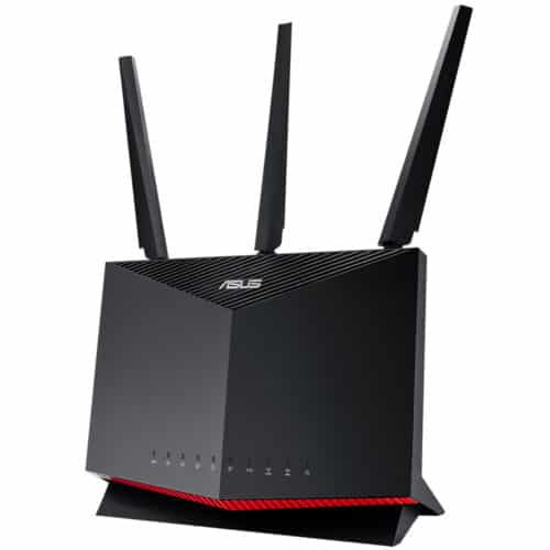 Router gaming wireless ASUS RT-AX86S, AX5700, WiFi 6, Mobile Game Mode, compatibil PS5, AiProtection Pro, 3 antene Wi-Fi