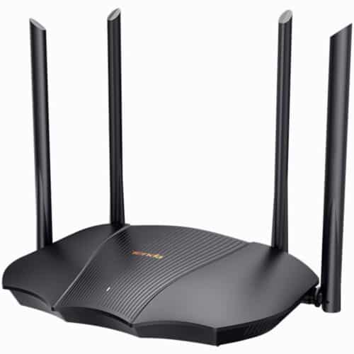 Router Wireless Tenda TX9 PRO, AX3000, Dual-band Gigabit, WiFi 6, 5GHz, 4 antene, Negru