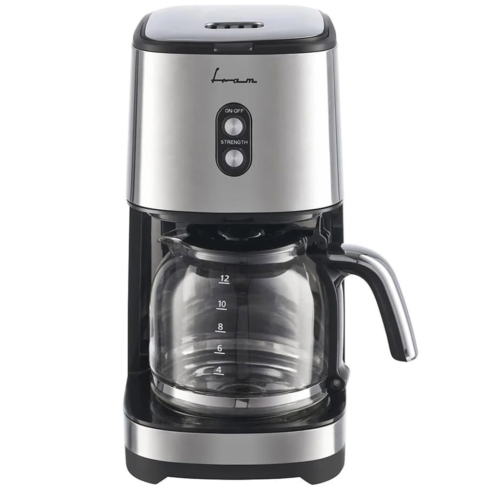 Cafetiera FRAM FCM-915IX, 900W, 1.5l, Filtru detasabil si lavabil, Functie anti-picurare, Argintiu