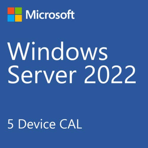 Licenta Microsoft Windows Server 2022, 5 Device CAL, Engleza