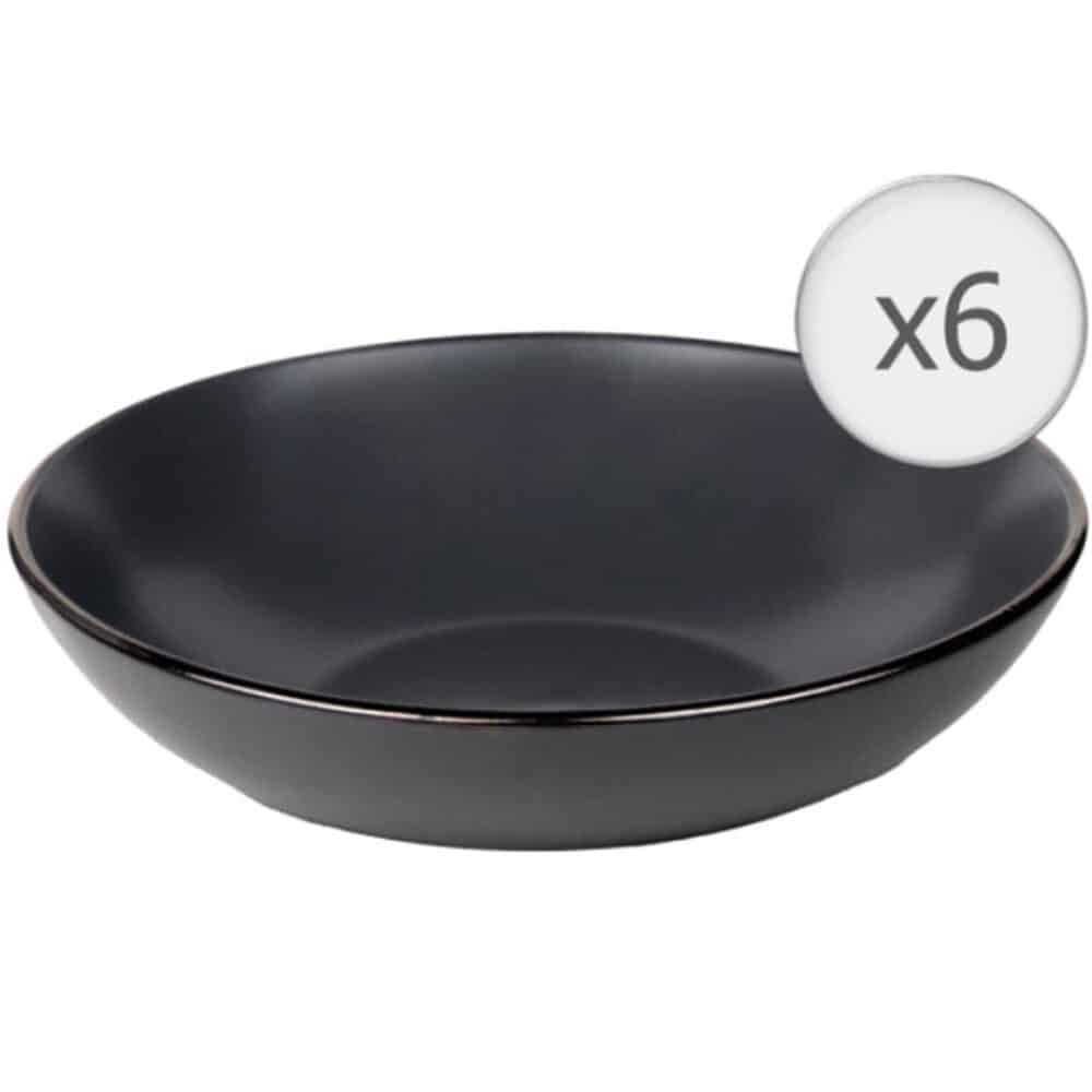Set 6 farfurii adanci ceramica, 20 cm, Calypso, Art of Dining by Heinner