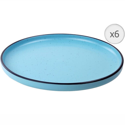 Set 6 farfurii intinse din ceramica, 27 cm, Electra, Art of Dining by Heinner