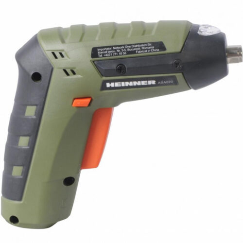 Surubelnita electrica cu acumulator, 3.6V 1300mAh Li-ion, turatie in gol 180rpm, incarcare prin USB, Verde