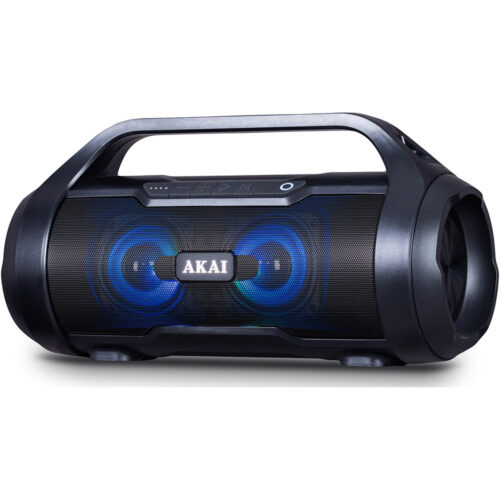 Boxa portabila AKAI ABTS-50, Bluetooth, Rezistenta la apa, Radio, Negru