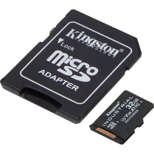 Card de Memorie Kingston 32GB microSDHC Industrial CL10 + SD Adapter