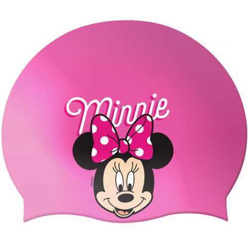 Casca inot Minnie Mouse Seven, silicon, marime universala, 3 ani+, Roz