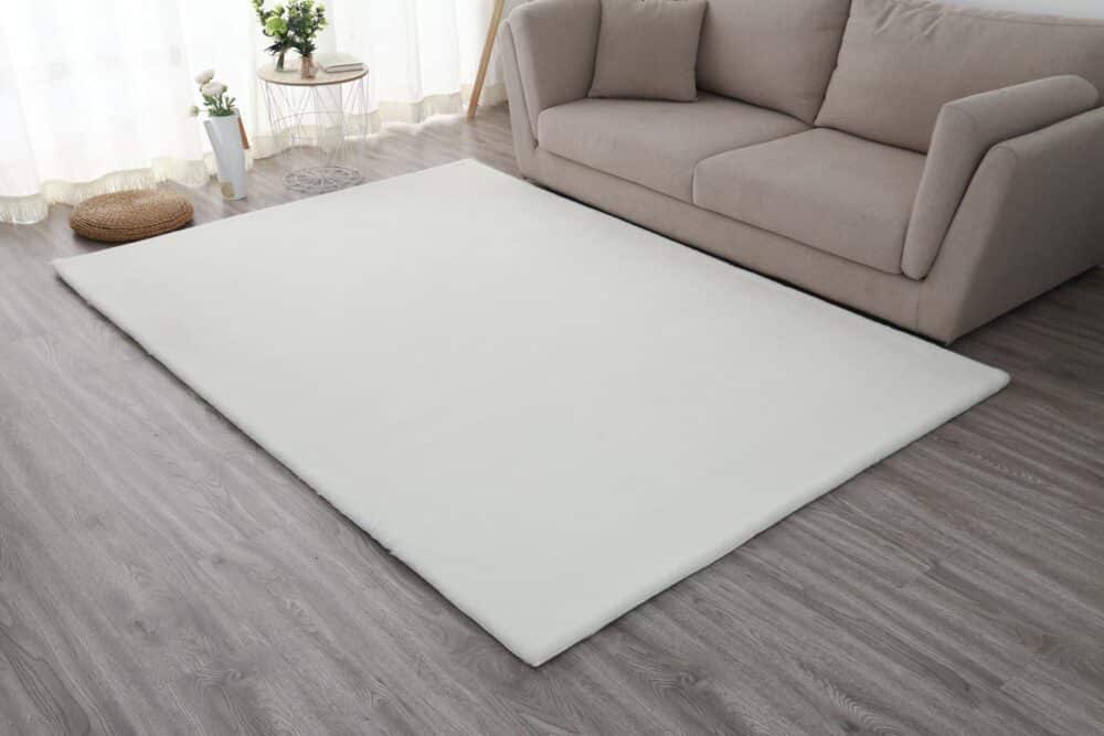 Covor Heinner Shaggy soft blanita Alb 70x140 cm