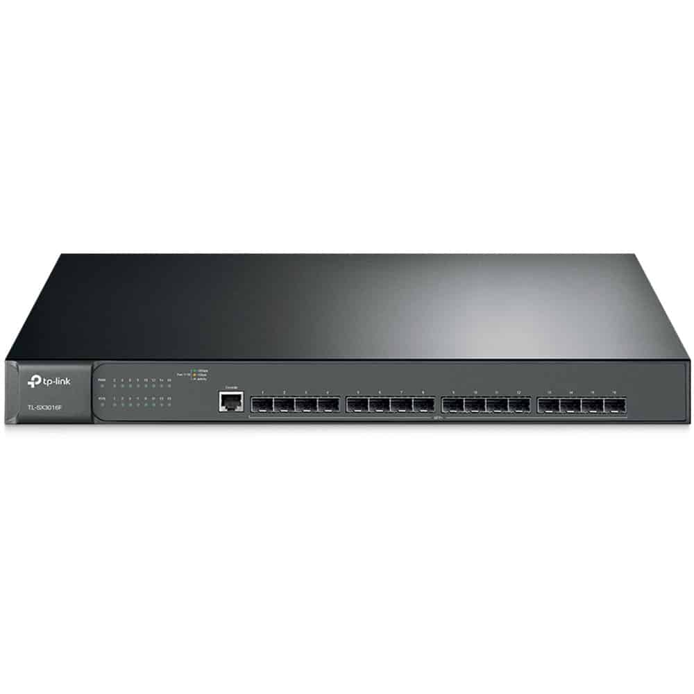 Switch TP-Link TL-SX3008F, JetStream 16-Port 10GE SFP+ L2+ Managed, 16 x 10GE SFP+, 1 x RJ45, 1x Micro-USB
