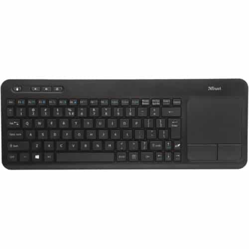 Tastatura Trust Veza TR-20960, Wireless, Touchpad, Negru
