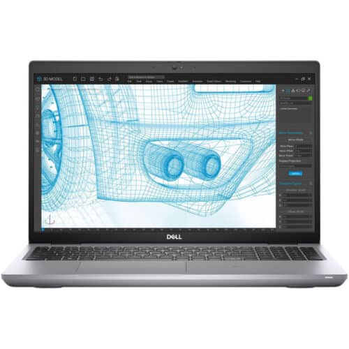 Laptop Dell Precision 3561, i7-11850H, 15.6 inch, 16GB RAM, 512GB SSD, NVIDIA T600 4GB, Windows 11 Pro, Grey