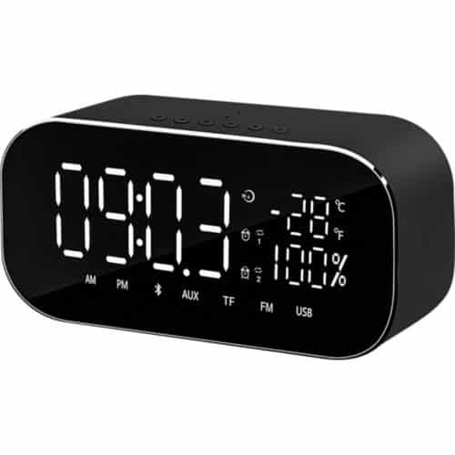 Radio cu ceas Akai ABTS-S2 BK, BT Speaker, Bluetooth, Alarma, USB, 2x3W, 1800 mAh, negru