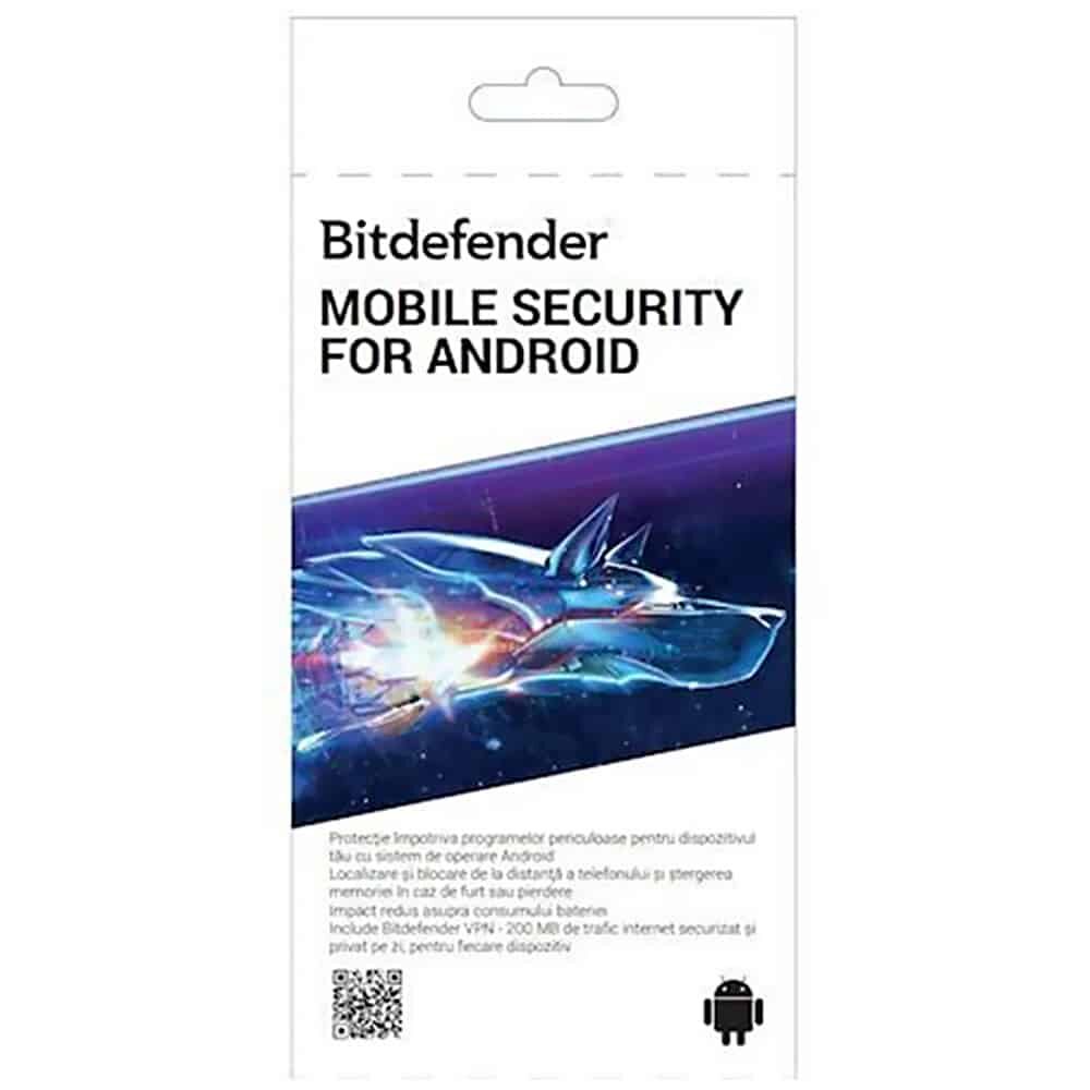 Scratch card Bitdefender Mobile Security, New