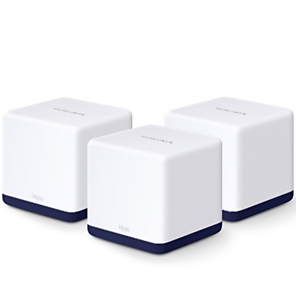 Sistem Mesh Mercusys Halo H50G Mesh Wi-Fi 5 (3-pack), Dual-Band, AC1900, MU-MIMO, 802.11ac