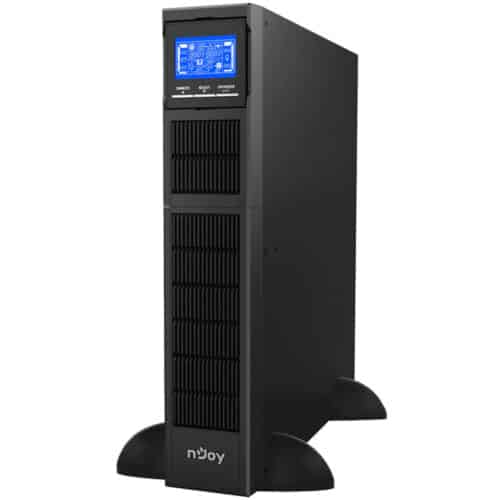 UPS nJoy Balder 1000, 1000VA / 1000W, On-line, LCD Display, Montare Rack / Tower, 8 Prize IEC 13, Dubla conversie