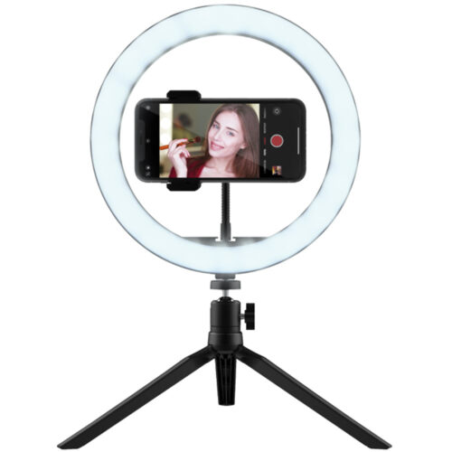 Lumina circulara LED pentru Vlogghing Trust Maku Ring Light, 450 lm, 10W, USB