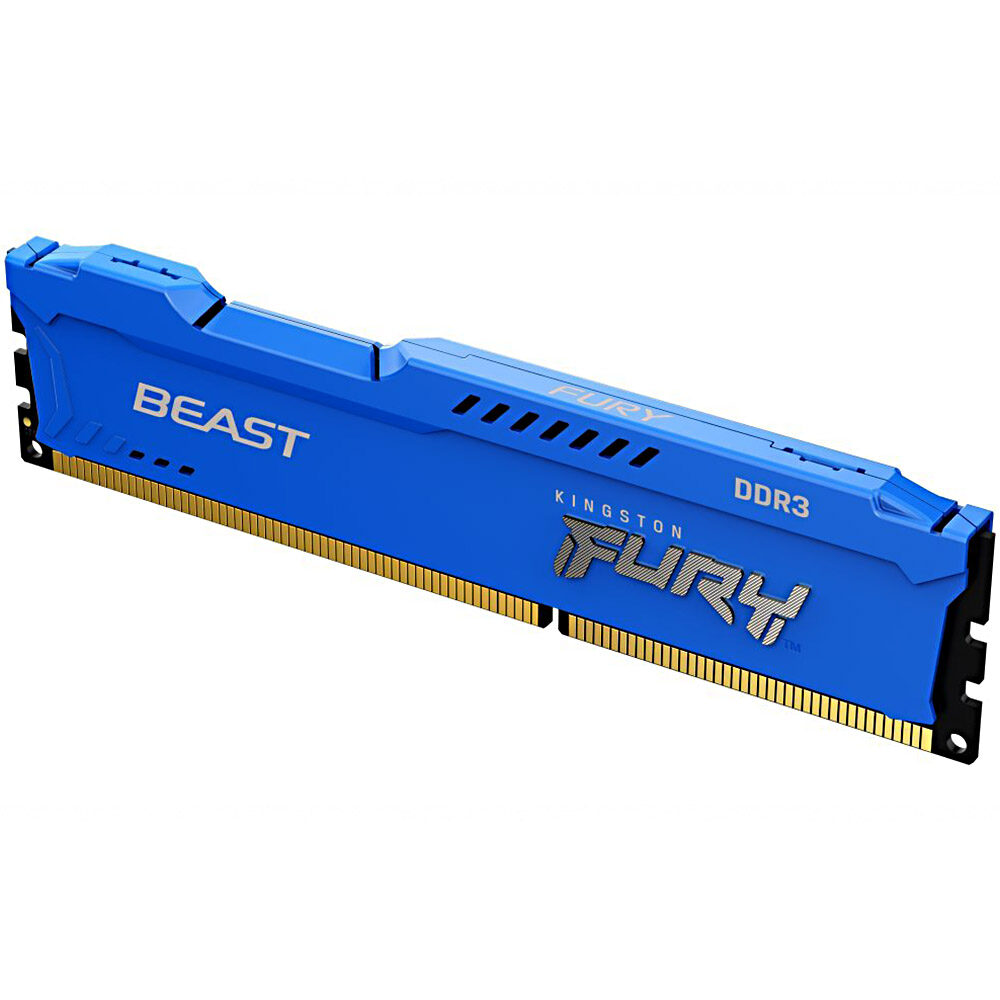 Memorie RAM Kingston Fury Beast, DIMM, DDR3, 4GB, 1866MHz, CL10, 1.5V