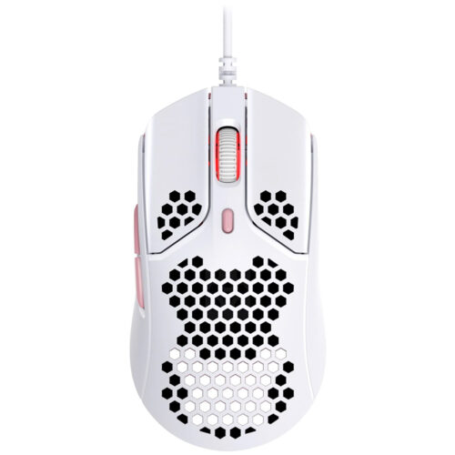 Mouse HP HyperX Pulsefire Haste, Wireless, Alb si Roz