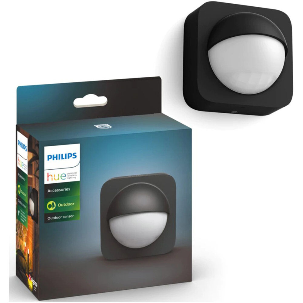 Senzor miscare pentru exterior Philips Hue, instalare wireless, 2xAA, IP54