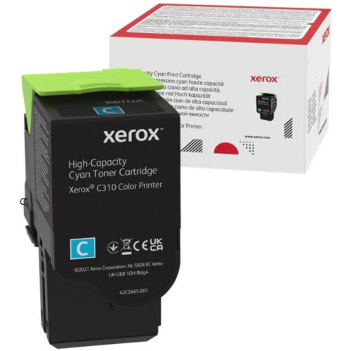 Toner imprimanta Xerox 006R04369, 5.5k pagini, Cyan, Compatibil cu Xerox C310, C315