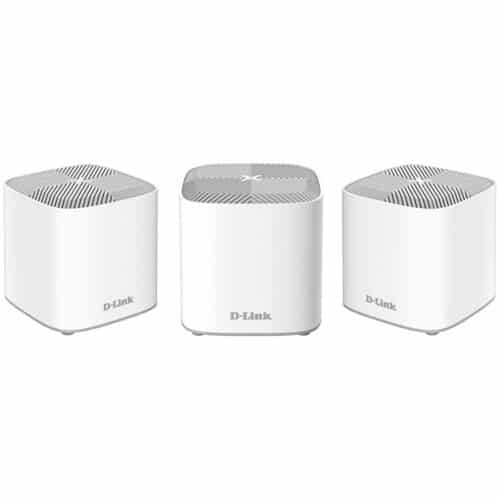 Wi-Fi Home Mesh D-LINK AX1800 COVR-X1862, Wi-Fi 6, 1200 Mbps, 5 GHz, 3 bucati, alb