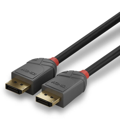 Cablu Lindy Anthra Line, DisplayPort 1.4, 0.5m