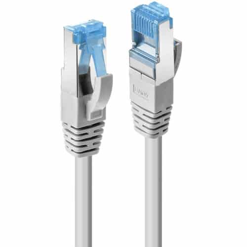 Cablu retea Lindy Cat.6A S/FTP LSZH Network, 5m, gri
