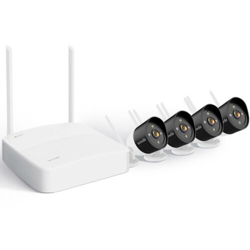 Kit supraveghere wireless Tenda K4W-3TC, HD, 4 canale, Wi-Fi, 3MP, 60Hz, HDMI, VGA, RJ45, USB 2.0