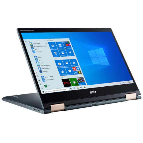 Laptop 2 in 1 Acer Spin 7 SP714, Qualcomm Snapdragon SC8180XP, 14 inch, Full HD, 8GB RAM, 512GB SSD, Windows 10 Pro