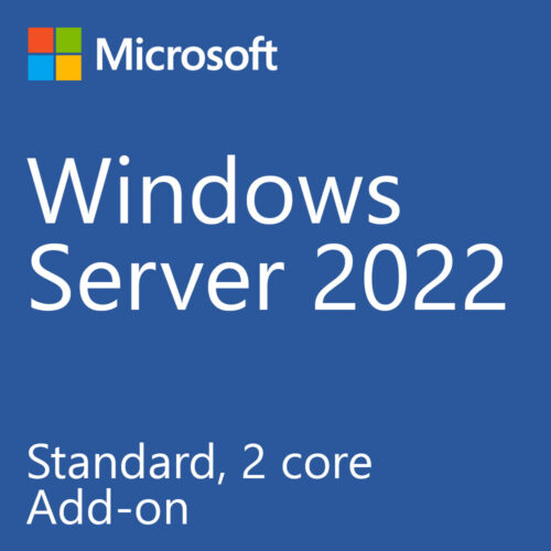 Licenta HPE Microsoft Windows Server Standard 2022, 2 Core, Add-on license