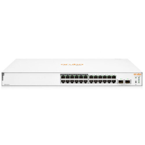 Switch PoE Aruba Instant On 1830 24G JL813A, 52 Gbps, 2 x SFP, 24 x RJ45, 24 x PoE+ 802.3af/at