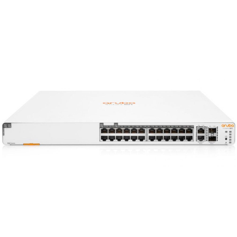 Switch PoE Aruba Instant On 1960 24G JL807A, 128 Gbps, 2 x SFP+ Combo, 26 x RJ45 (20 x PoE+ 802.3af/at + 4 x PoE++ 802.3af/at/bt)