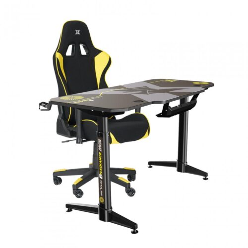 Bundle scaun gaming Torin Txt + Birou gaming Radiance Yellow;