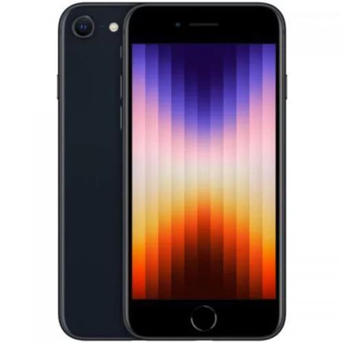 Telefon Mobil Apple iPhone SE 3 2022, 4.7 inch, 5G, 128GB, 4GB RAM, Midnight Black