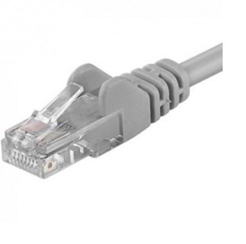 Patchcord UTP RJ45-RJ45 Cat.5e 0.25m gri