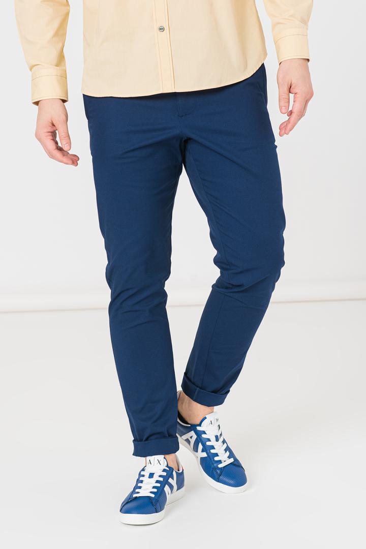 PANTALONI LUNG CASUAL BARBATI  NAVY XL