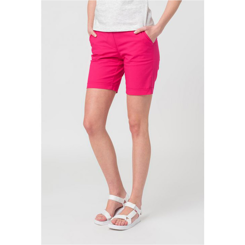Pantaloni scurti casual dama, marime L, Fuxia
