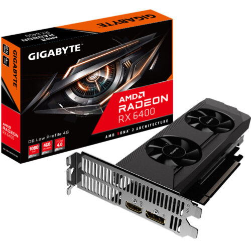 Placa video Gigabyte Radeon RX 6400 D6, 4GB GDDR6, 64 bit