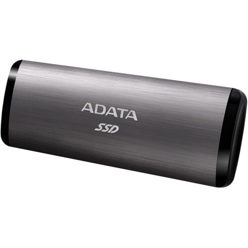 SSD extern ADATA SE760, 512GB, Titanium, Negru