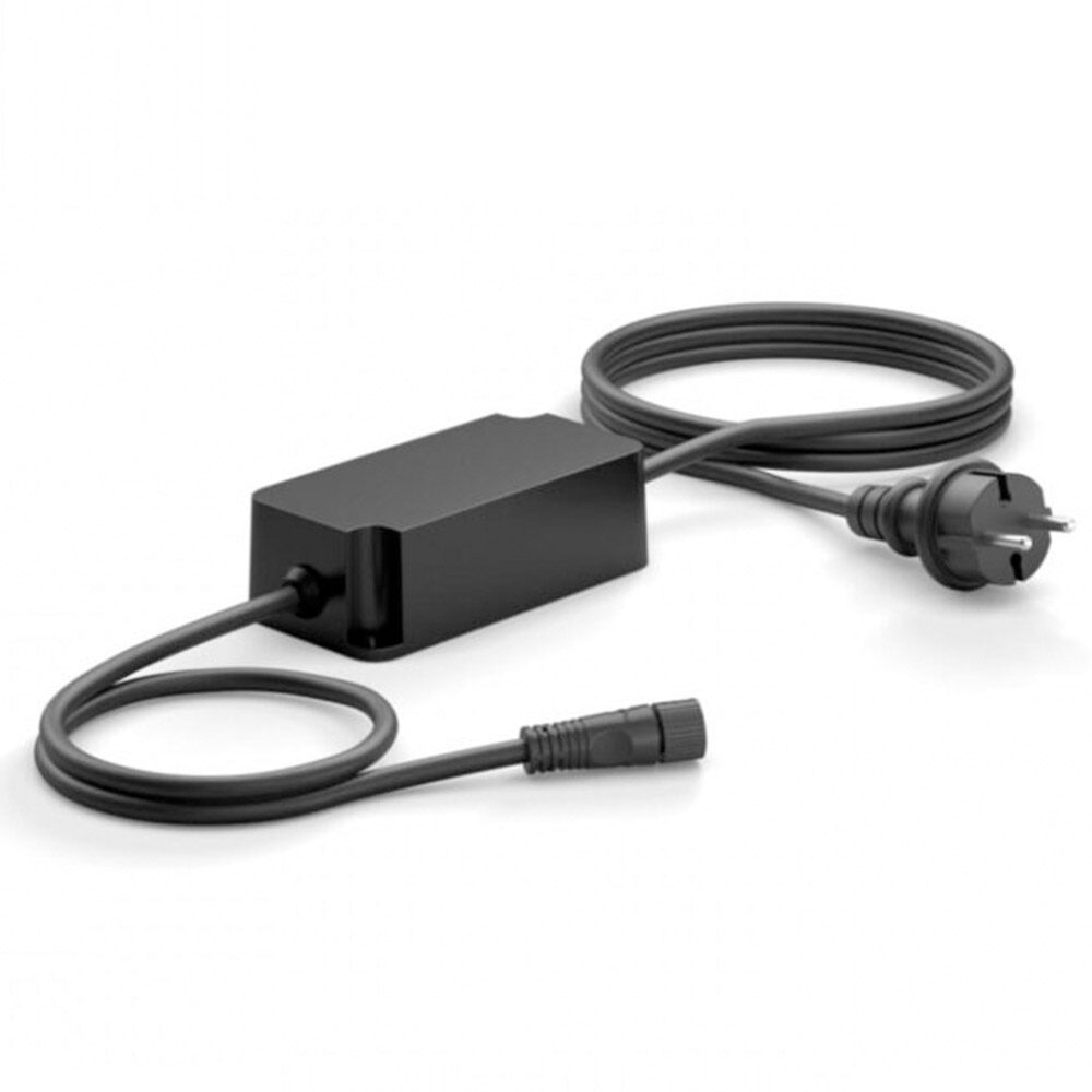 Sursa de alimentare pentru exterior Philips Hue, 40W, 240V, IP67, cablu electric 1.5m, 24V 0.6m, Negru, 000008719514413979