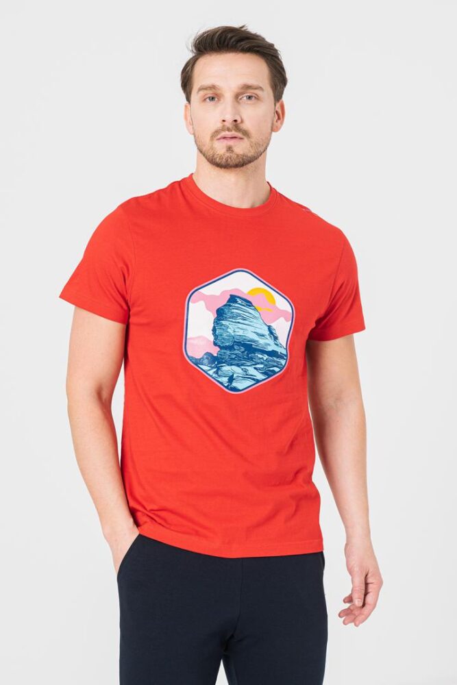 TRICOU CASUAL SFINX BARBATI RED-M