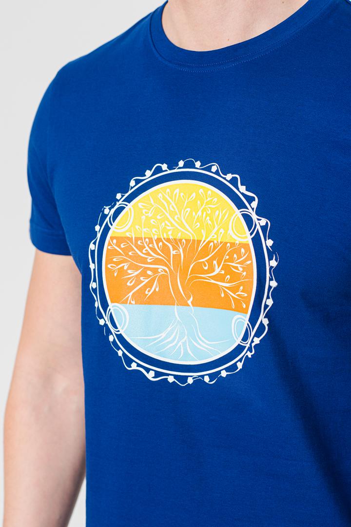 TRICOU  ROATA FAMILIE BARBATI   ROYAL BLUE-XXL