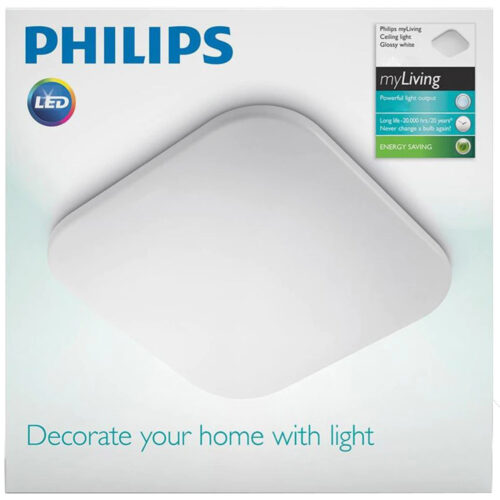 Plafoniera LED Philips Mauve, 17W, 1700 lm, lumina alba calda - Resigilat