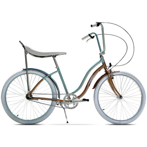 Bicicleta Pegas Strada 2, 26 inch, cadru aluminiu, maro / verde